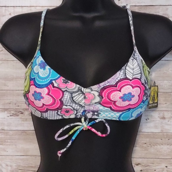 Body Glove Swim Body Glove Katy Bra Style Bikini Top Retro Floral